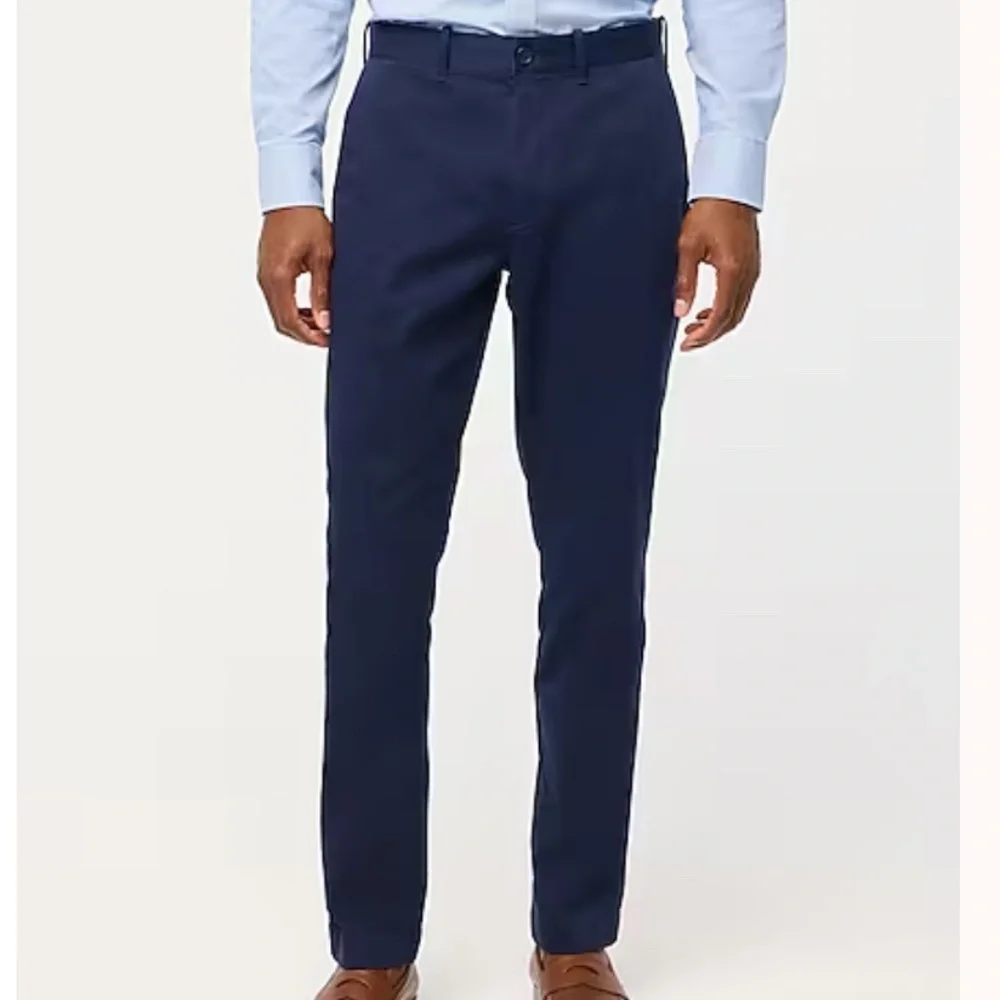 J. Crew Factory Mens Navy Slim Fit Athletic Chino Pants NWT